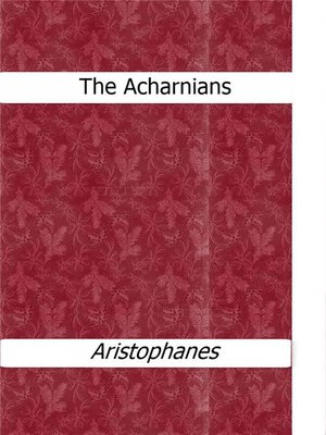 cover image of The Acharnians
